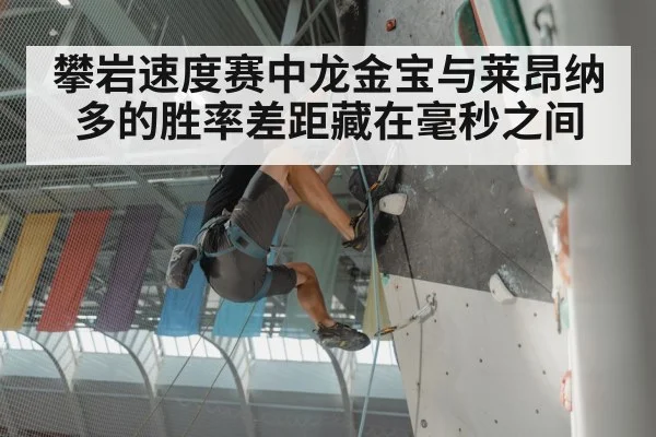 攀岩速度赛中龙金宝与莱昂纳多的胜率差距藏在毫秒之间