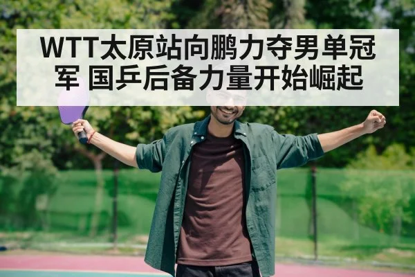 WTT太原站向鹏力夺男单冠军 国乒后备力量开始崛起